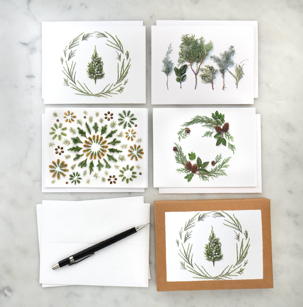 Card set - Evergreens and Trees