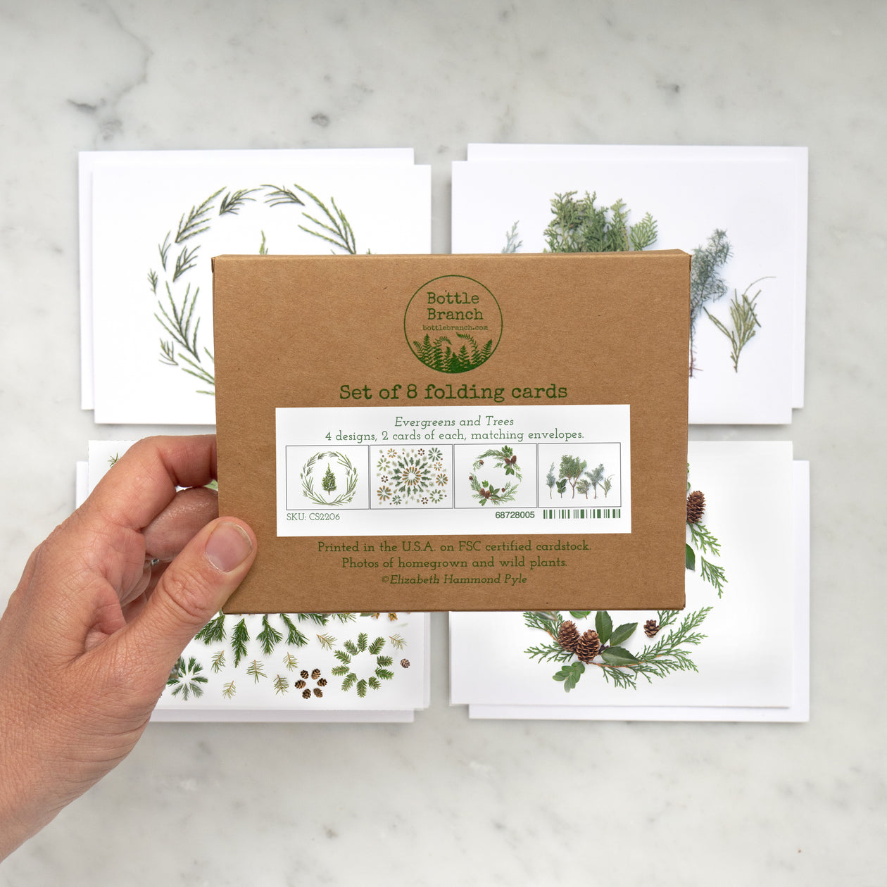 Card set - Evergreens and Trees