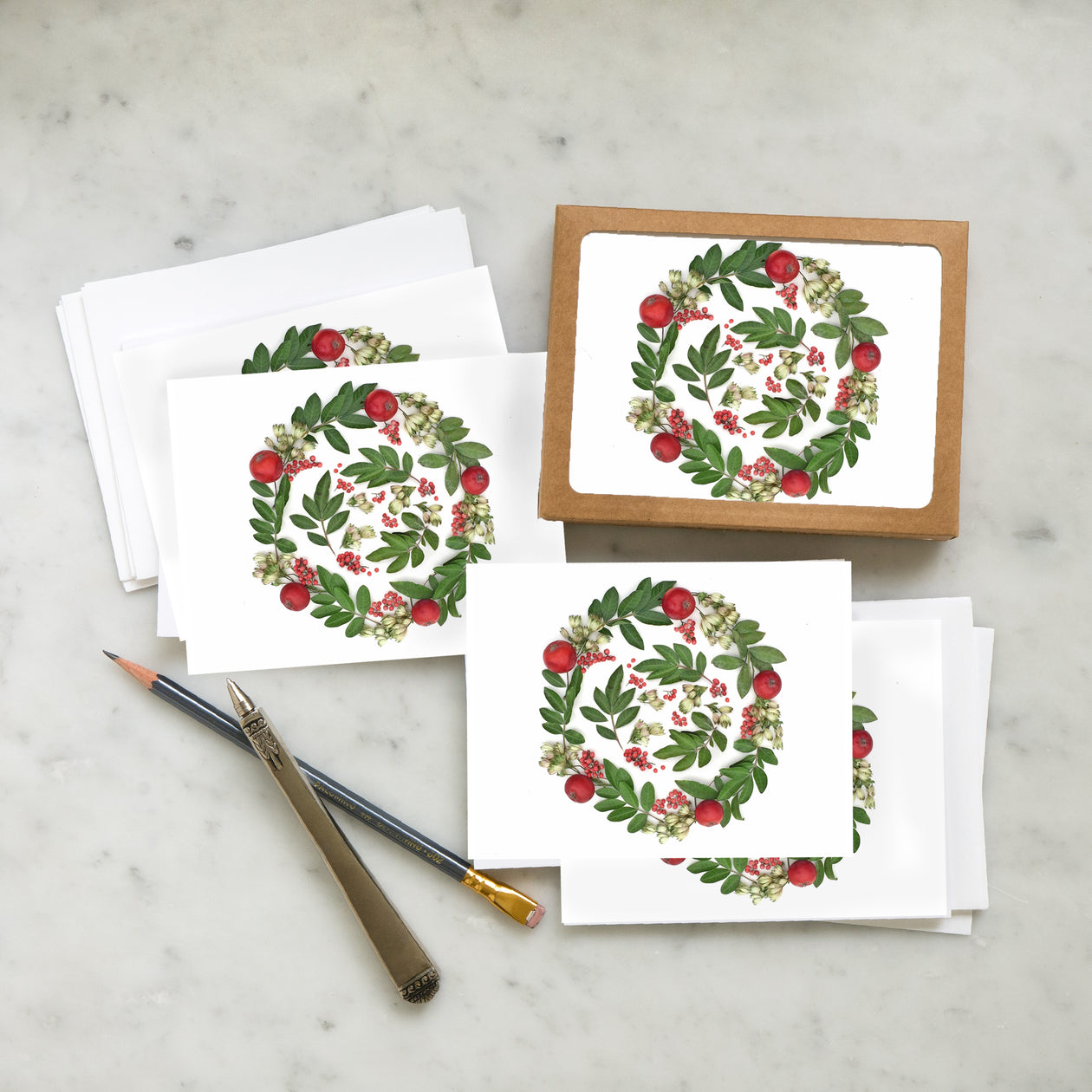 Card set - Holiday Swirl