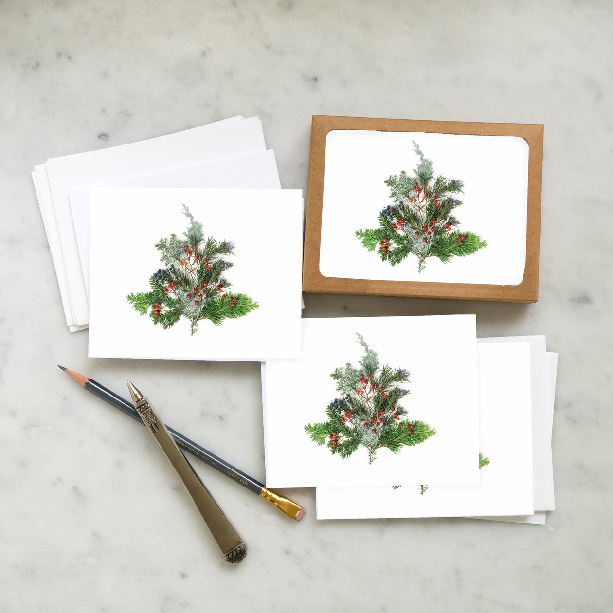 Card set - little xmas tree