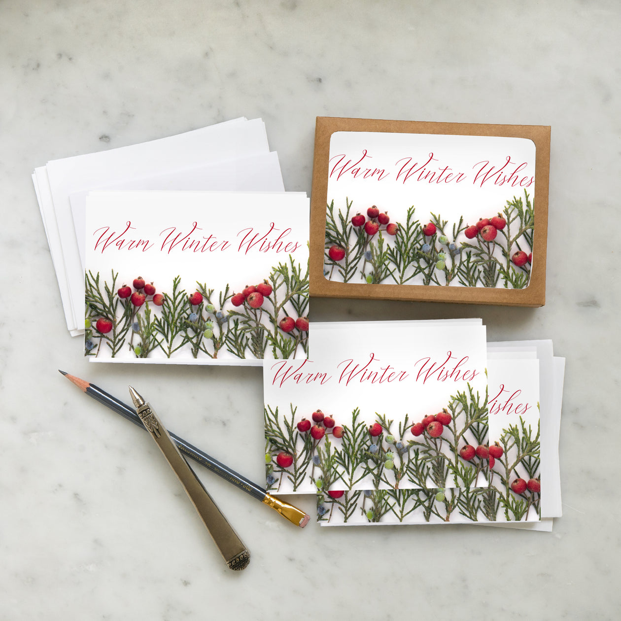 Card set - Warm winter wishes