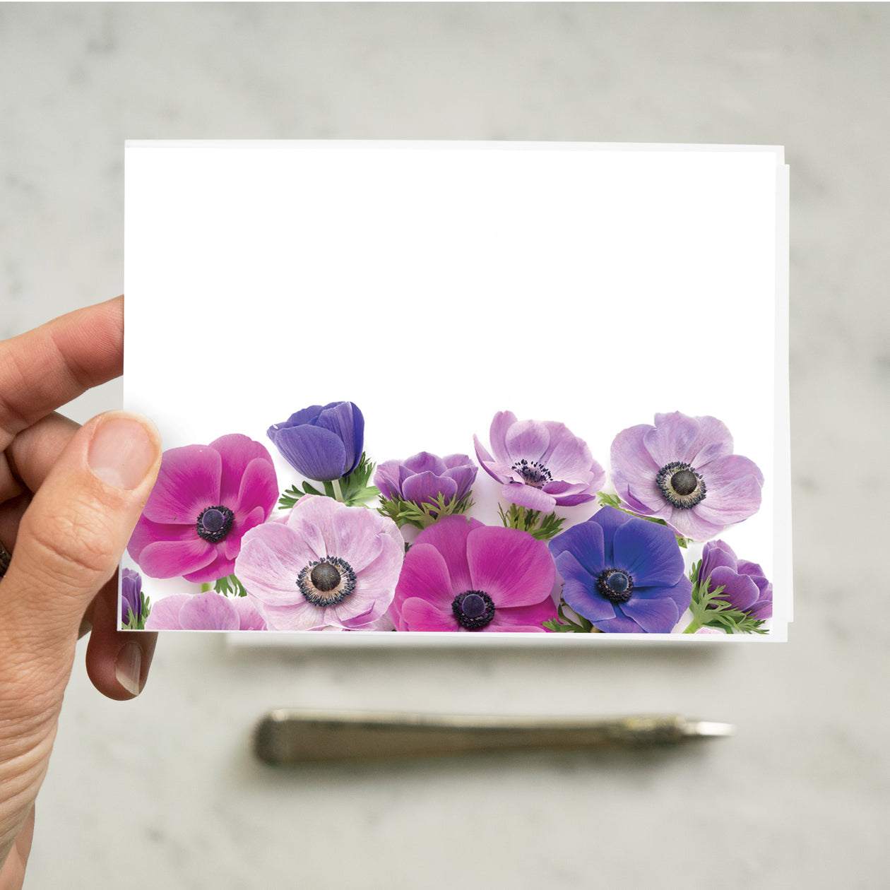 Flat card set - Anemone