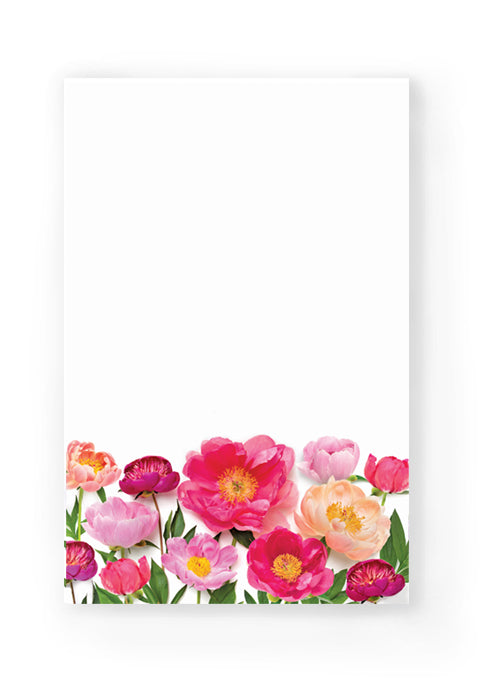 Large Note Pad ~ Peony