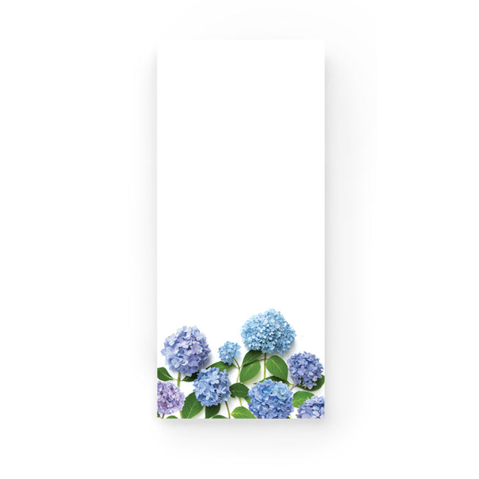 Blue Hydrangea List Notepad –  Botanical Stationery
