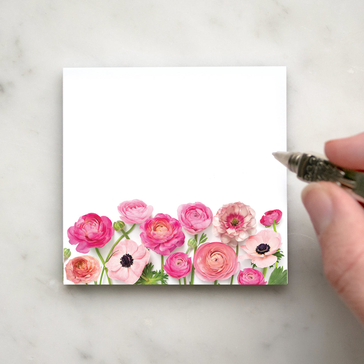 Sticky notes - Pink Ranunculus