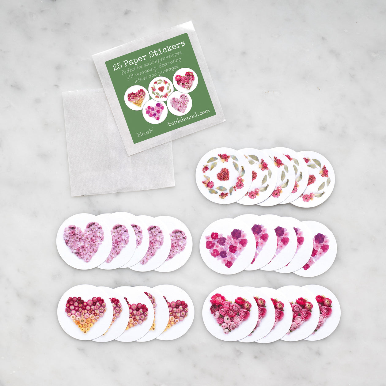 Heart Stickers Set