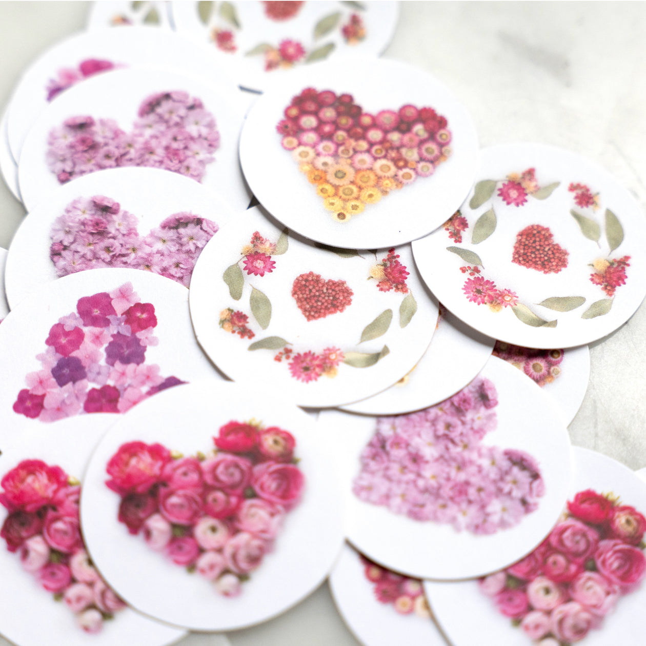 Heart Stickers Set