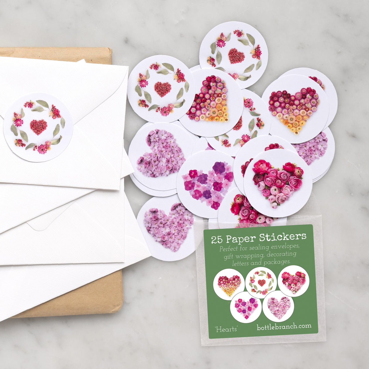 Heart Stickers Set