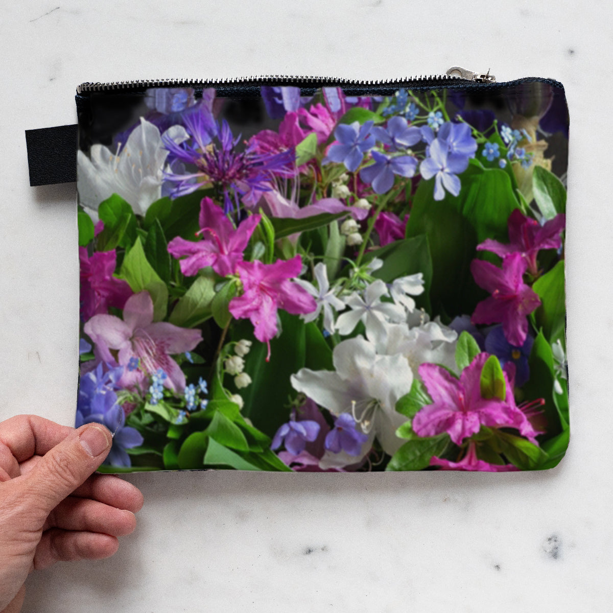 Zipper Bag ~ Azalea and Phlox