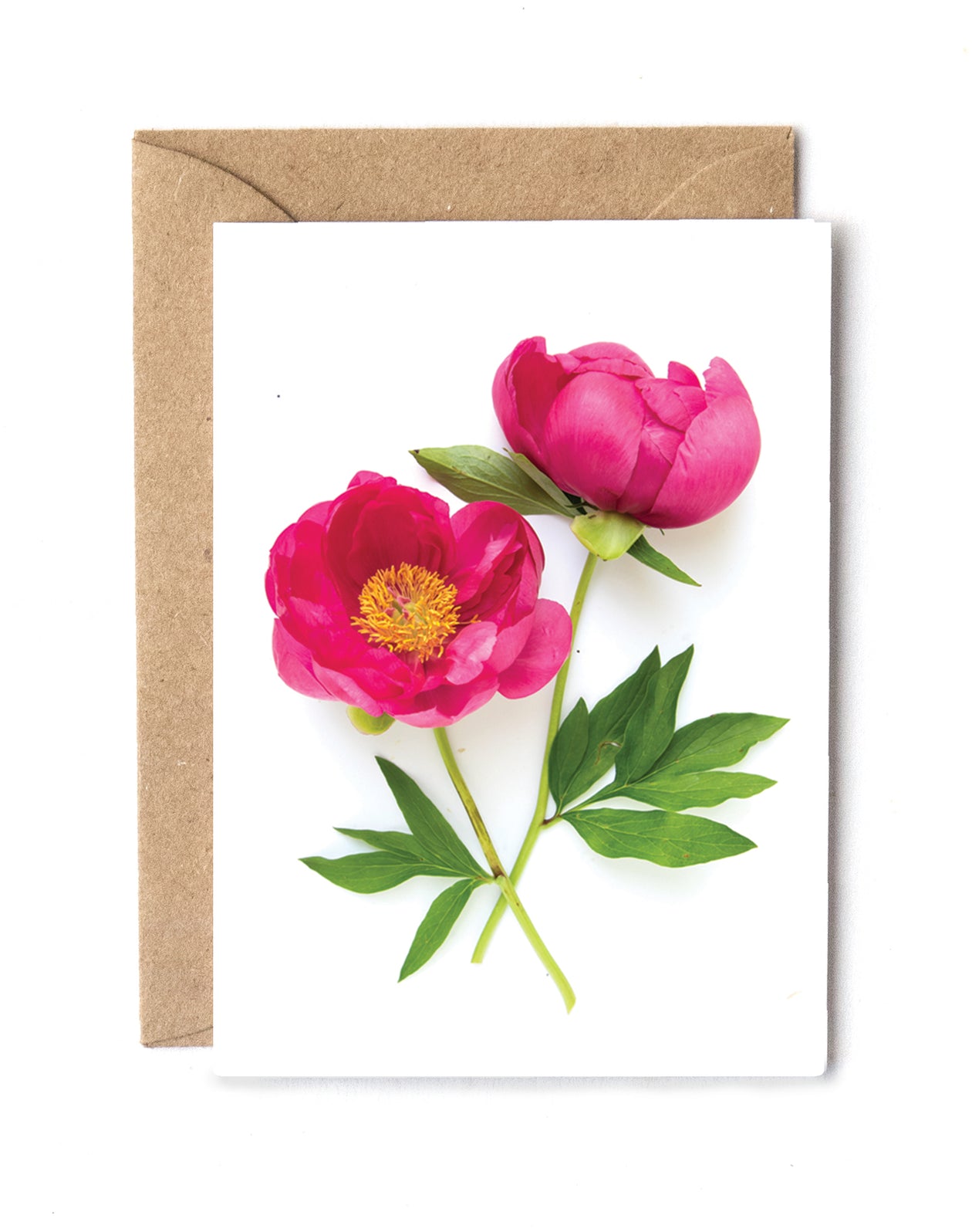 Mini card - Double Peony