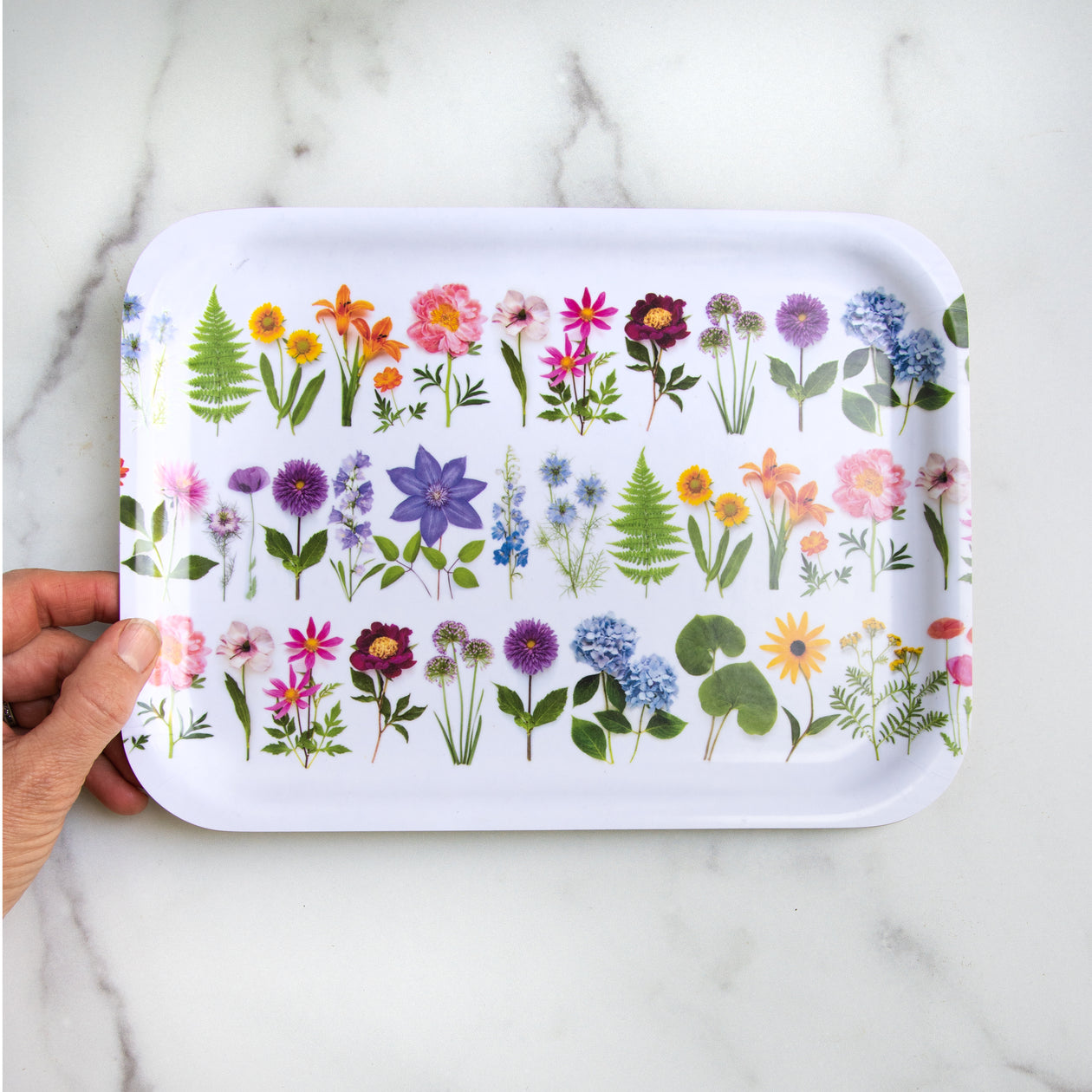 Tray - Blooming Rainbow, Medium