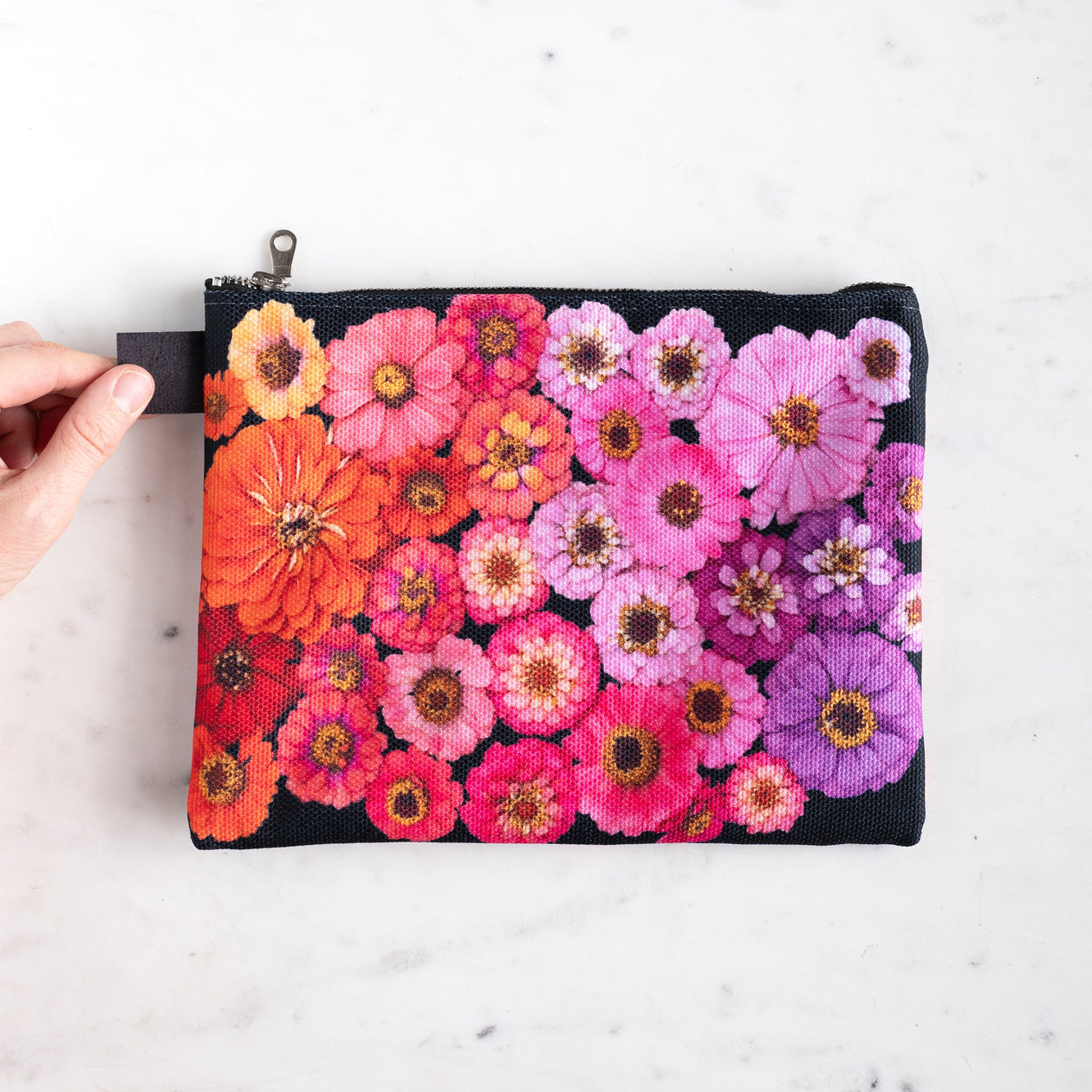 Zipper Bag ~ Zinnias