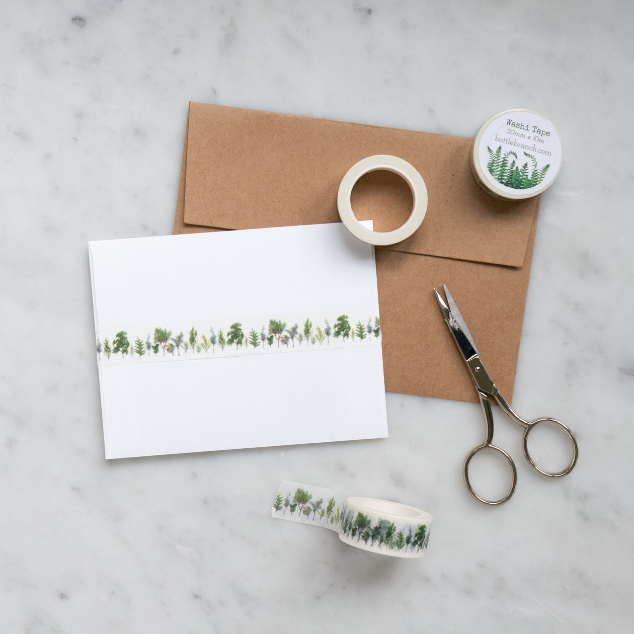 Washi tape - baby evergreens