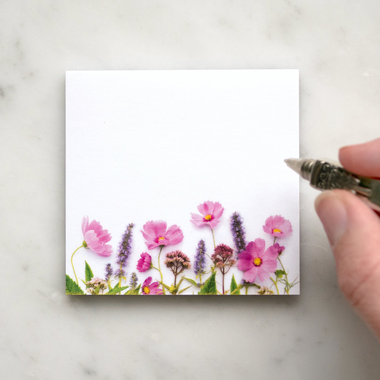 Sticky notes - Pink Cosmos Flowers