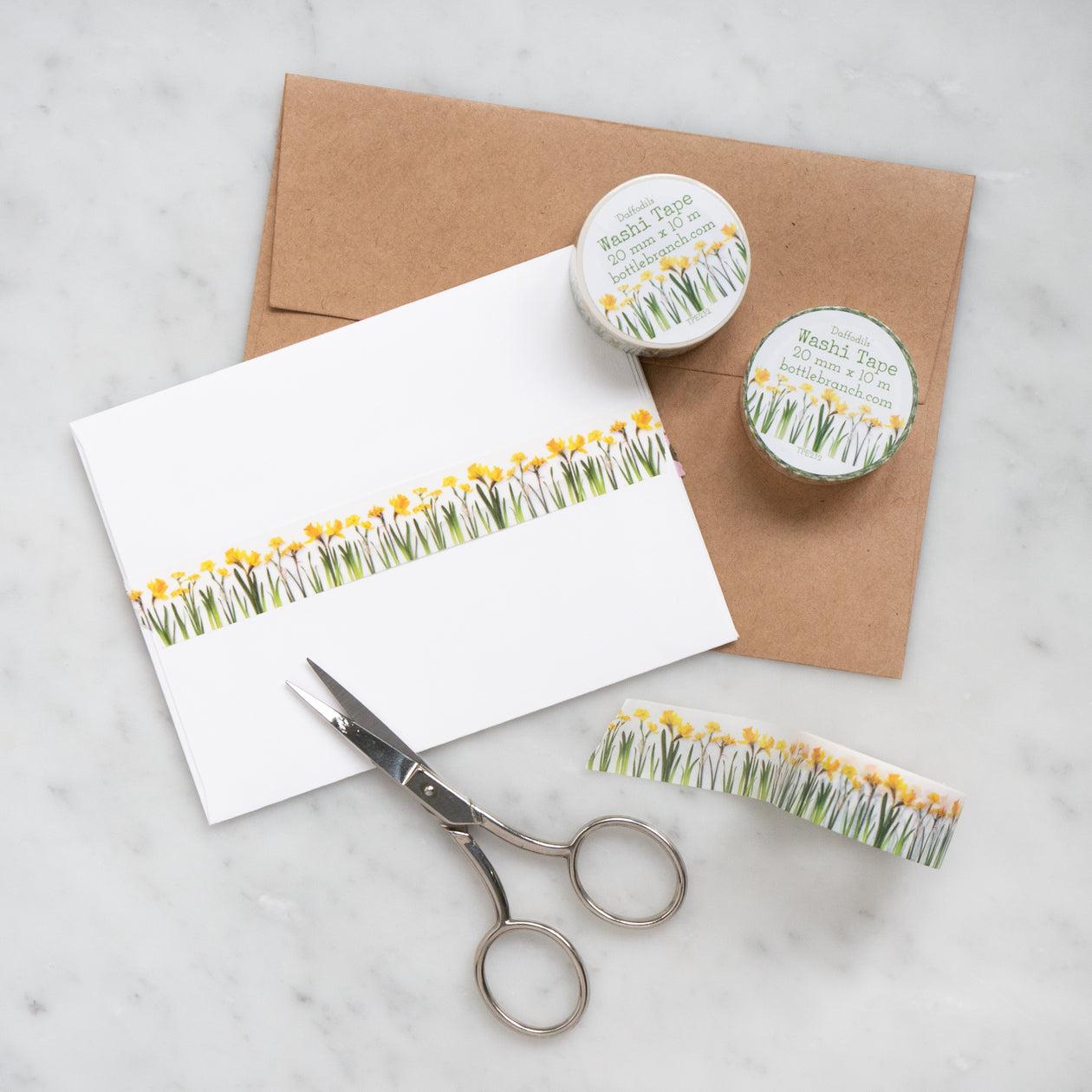 Washi tape- daffodils