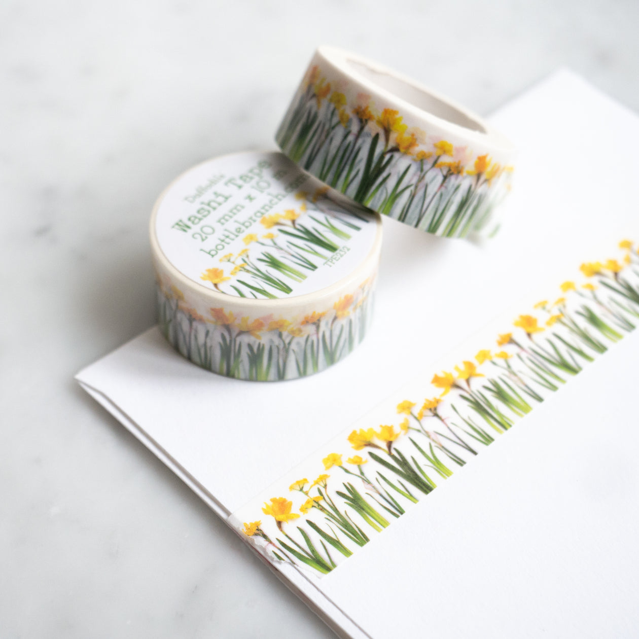 Washi tape- daffodils