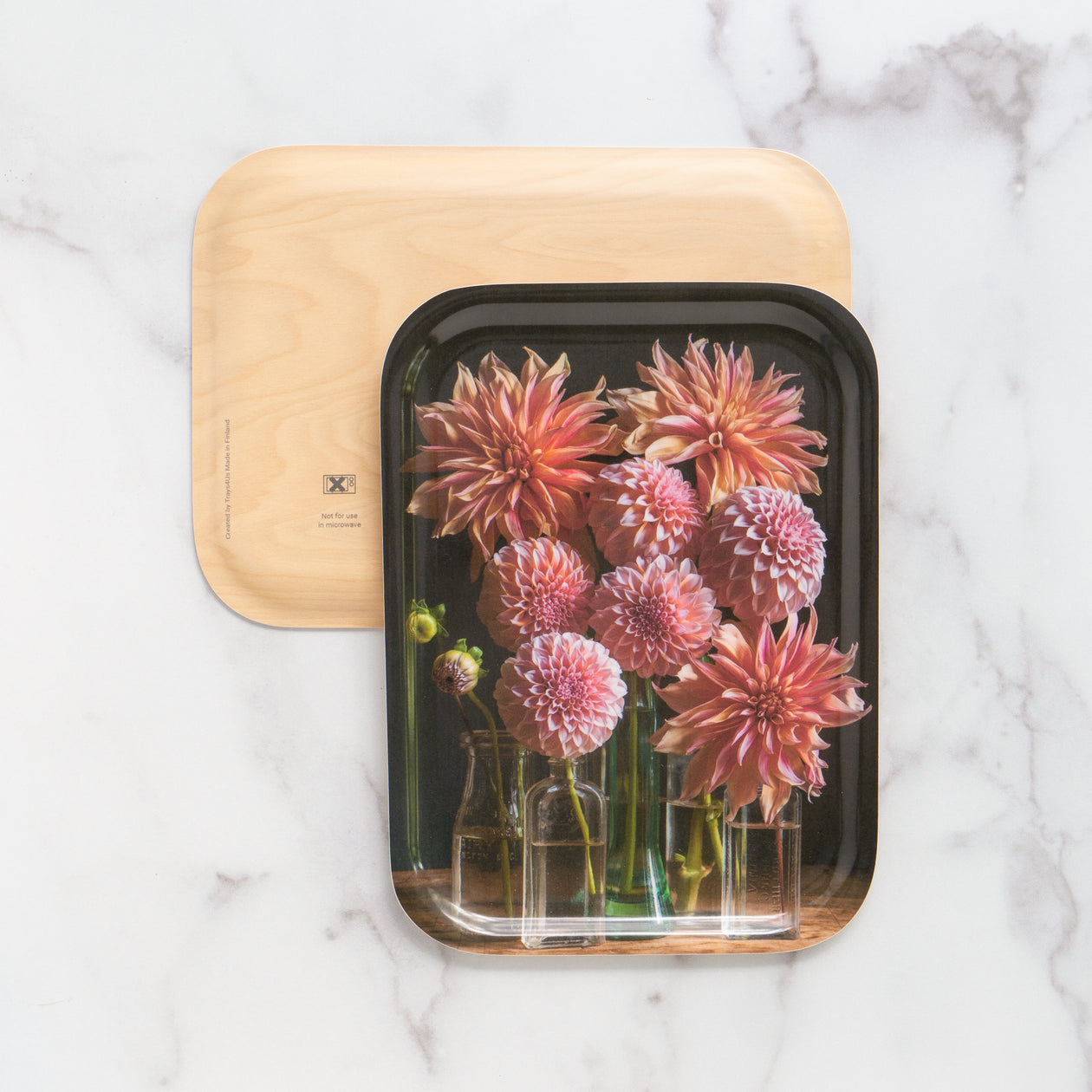 Tray - Dahlias, Medium