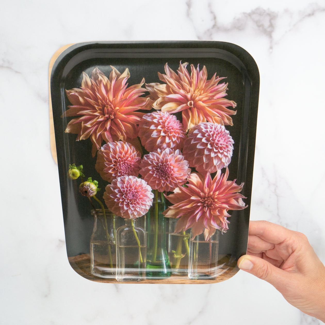 Tray - Dahlias, Medium