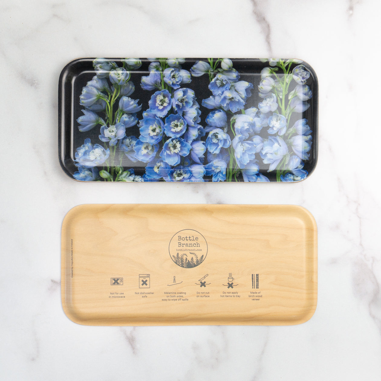 Tray - Blue Delphinium, Small