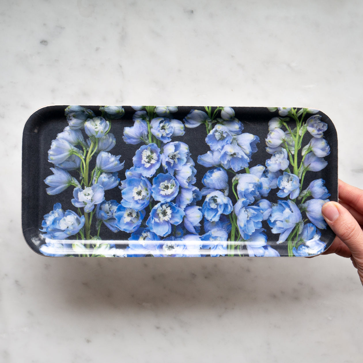 Tray - Blue Delphinium, Small