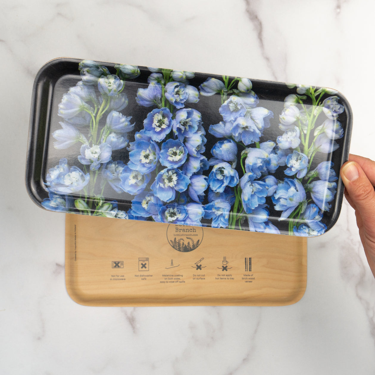 Tray - Blue Delphinium, Small