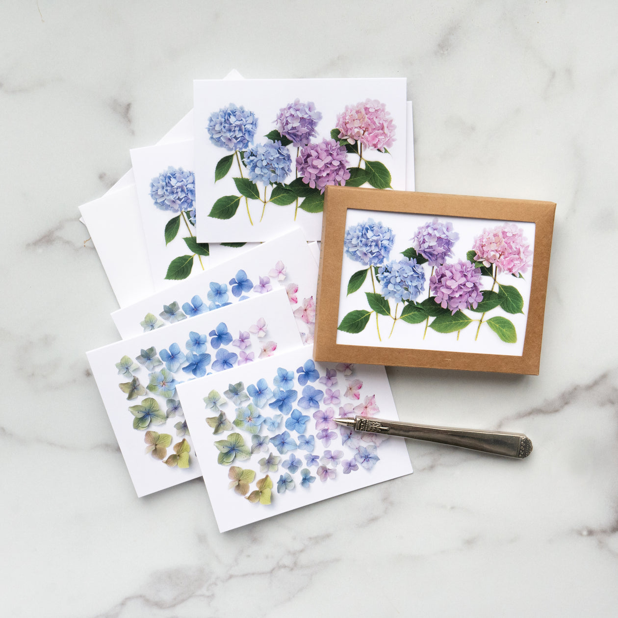 Card set - Hydrangea