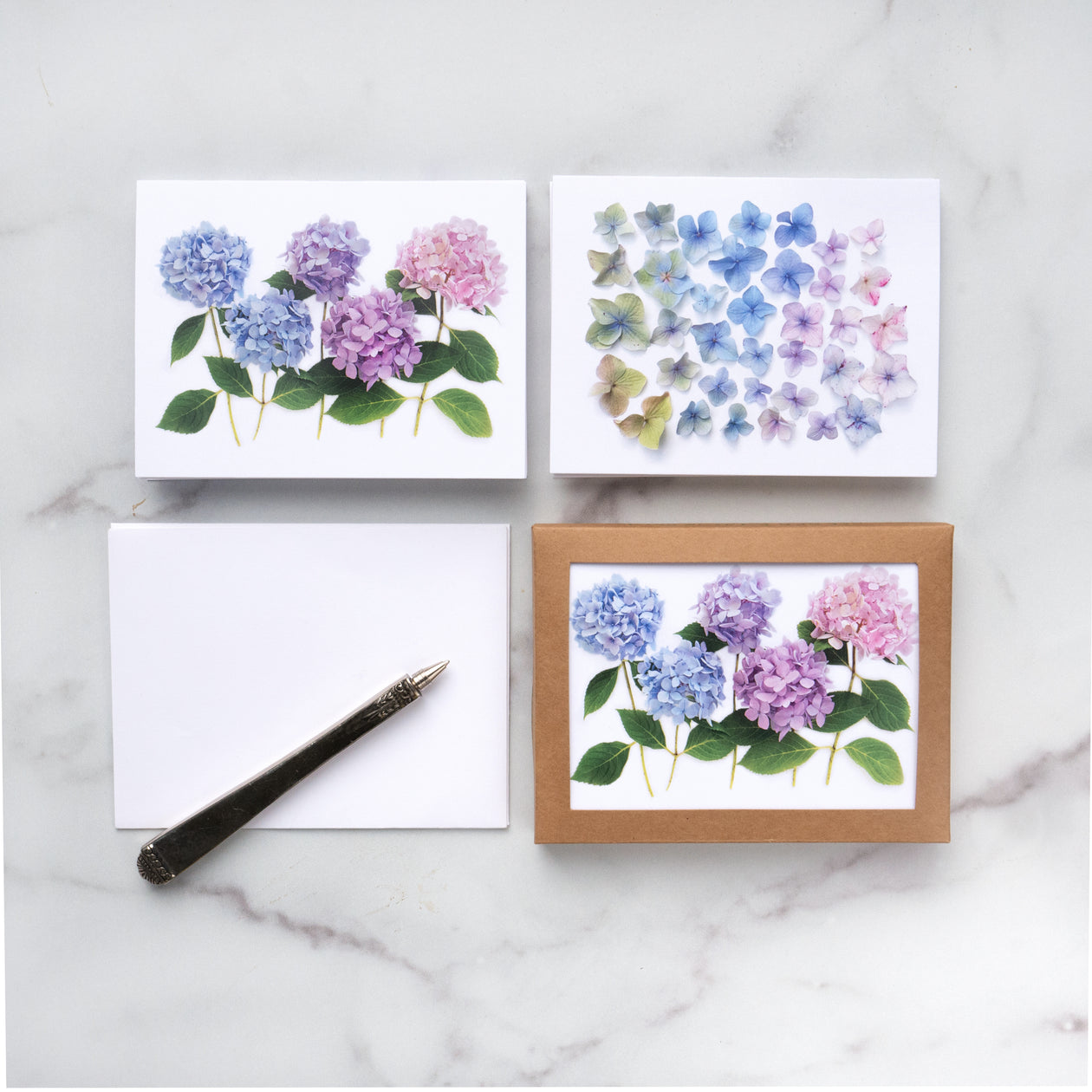 Card set - Hydrangea