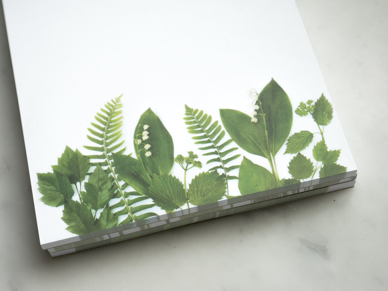 Large Note Pad ~ Lily of the Valley