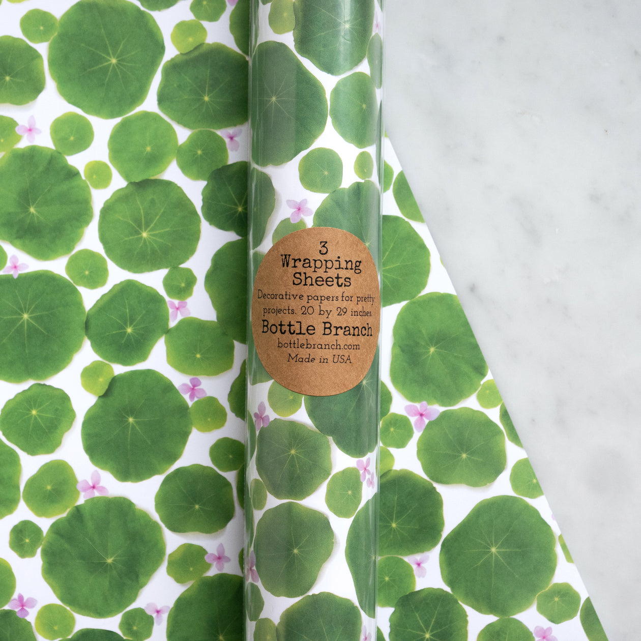 Gift wrap ~ nasturtium