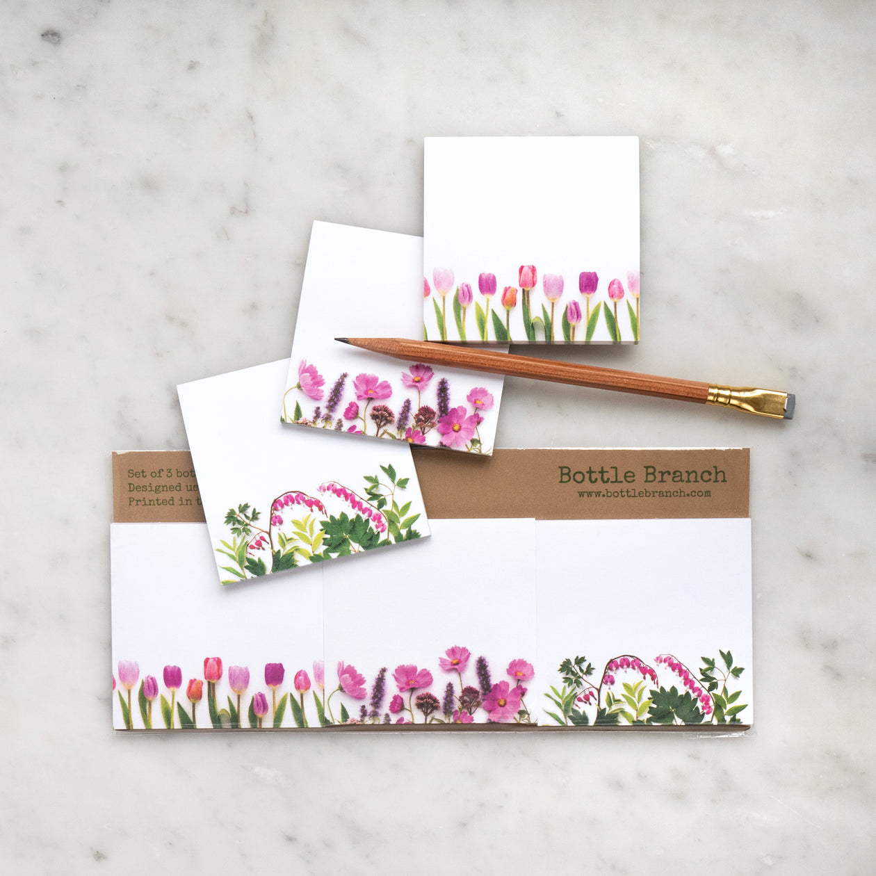 Sticky notes - Pink & green