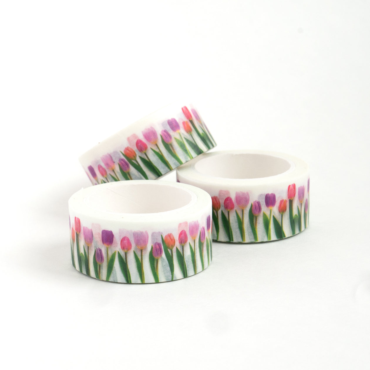 Washi tape- pink tulips