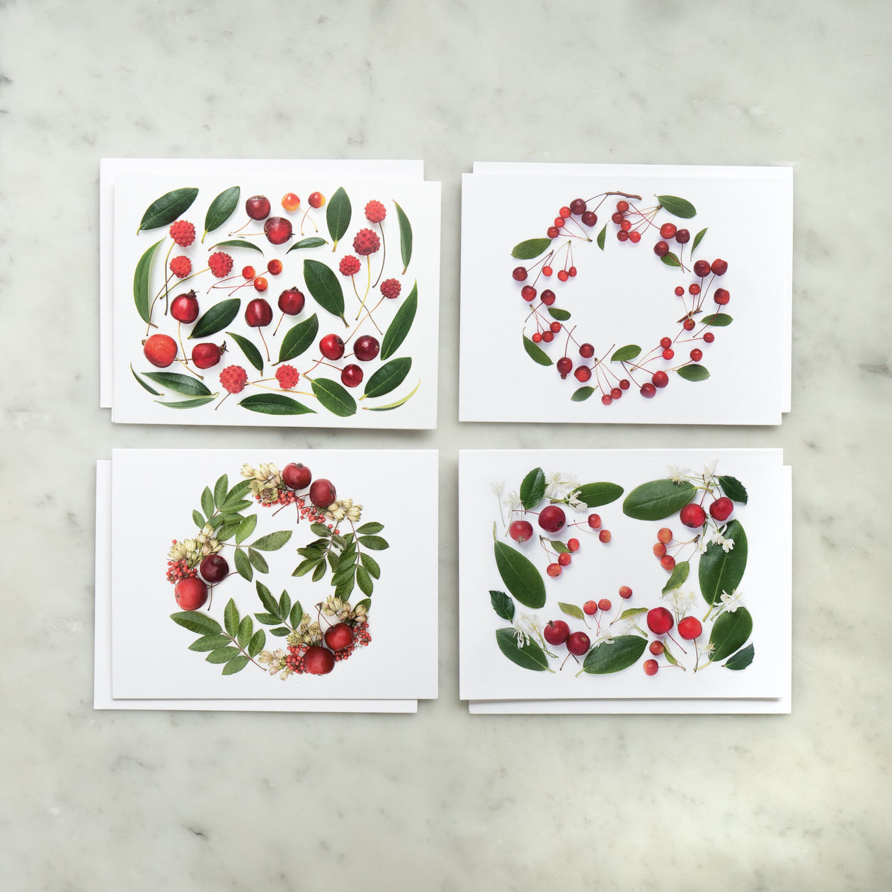 Card set - Red and Green