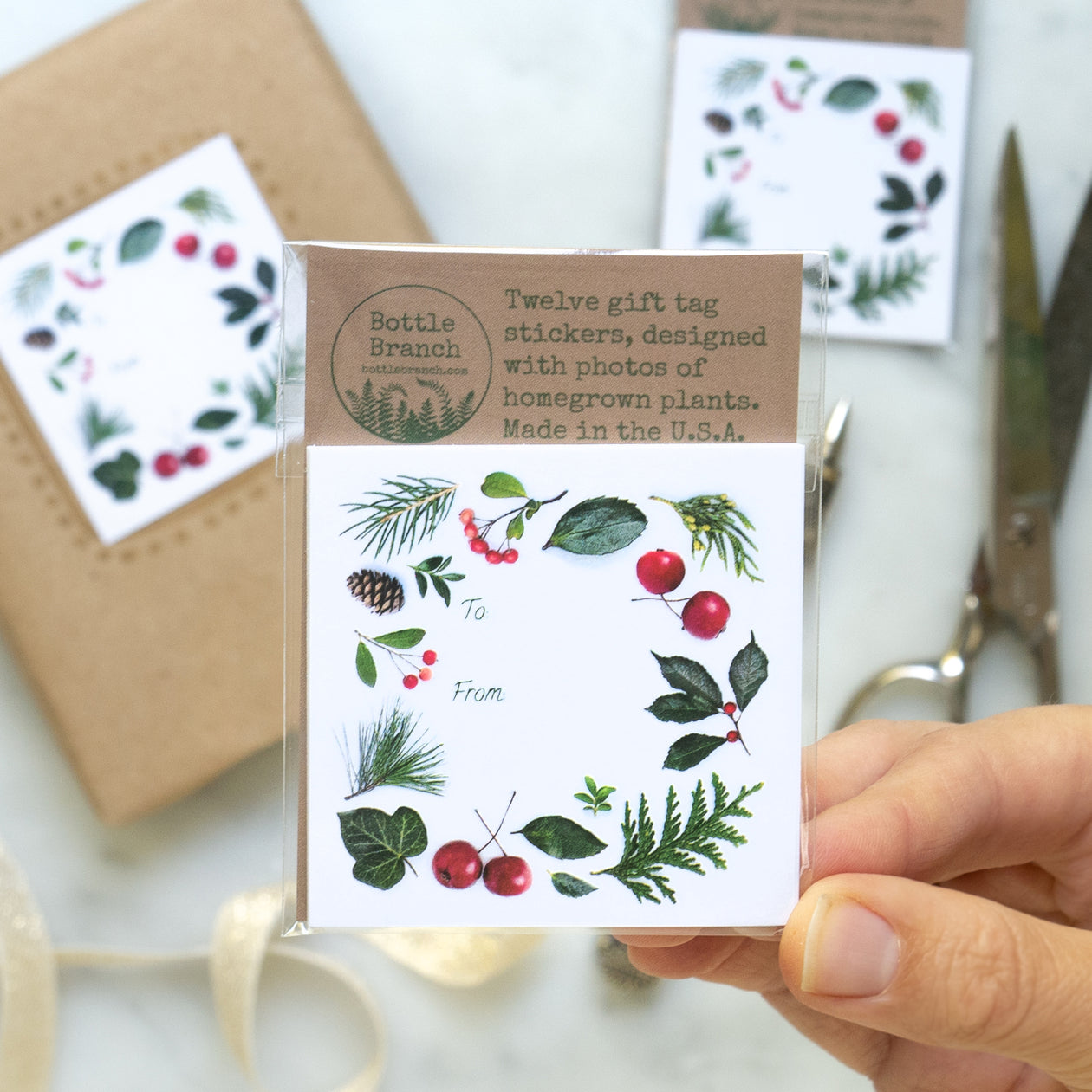 Sticker tags - berries