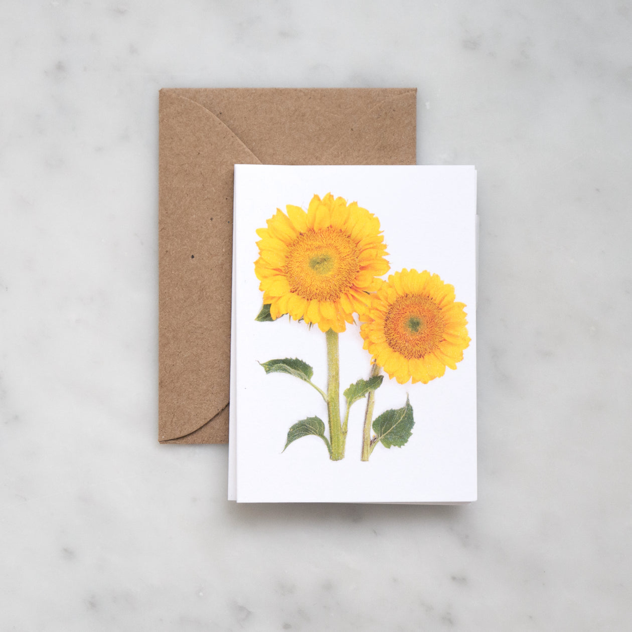 Mini card - Sunflowers