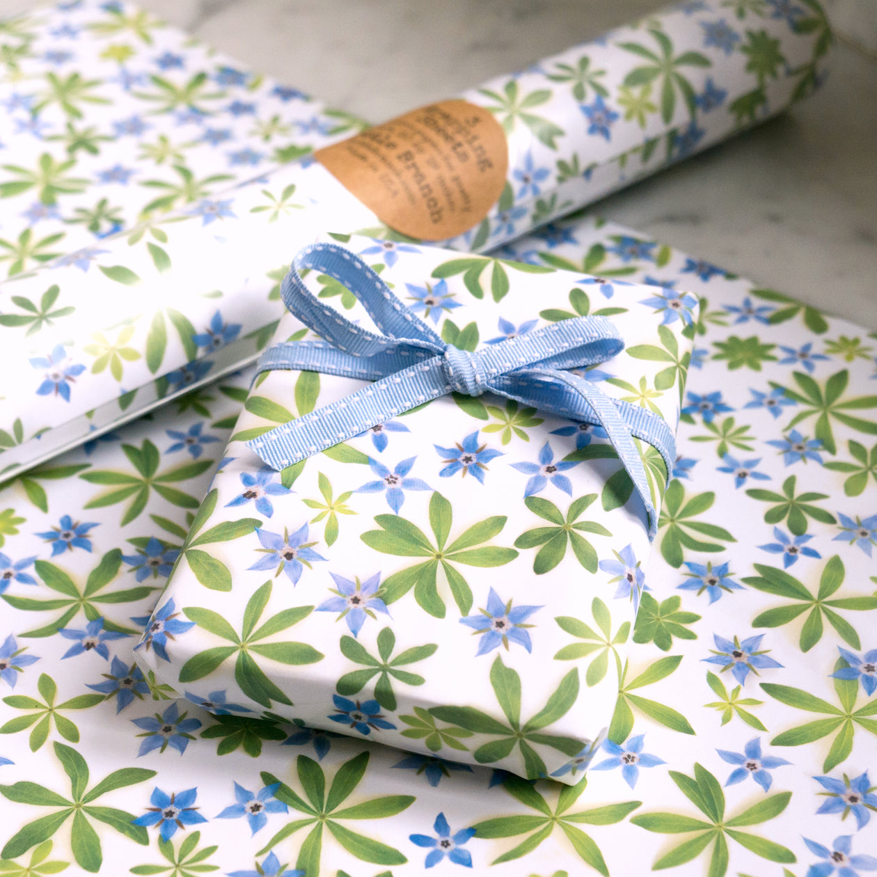 Gift wrap ~ Borage