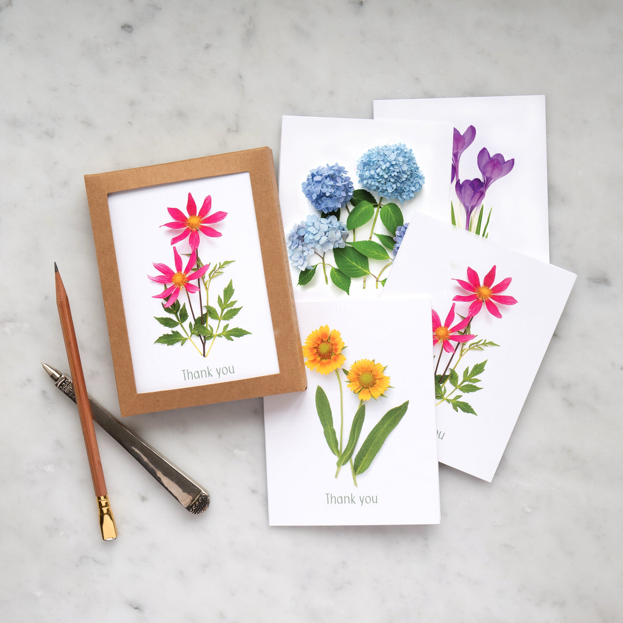 Card set - Thank you notes