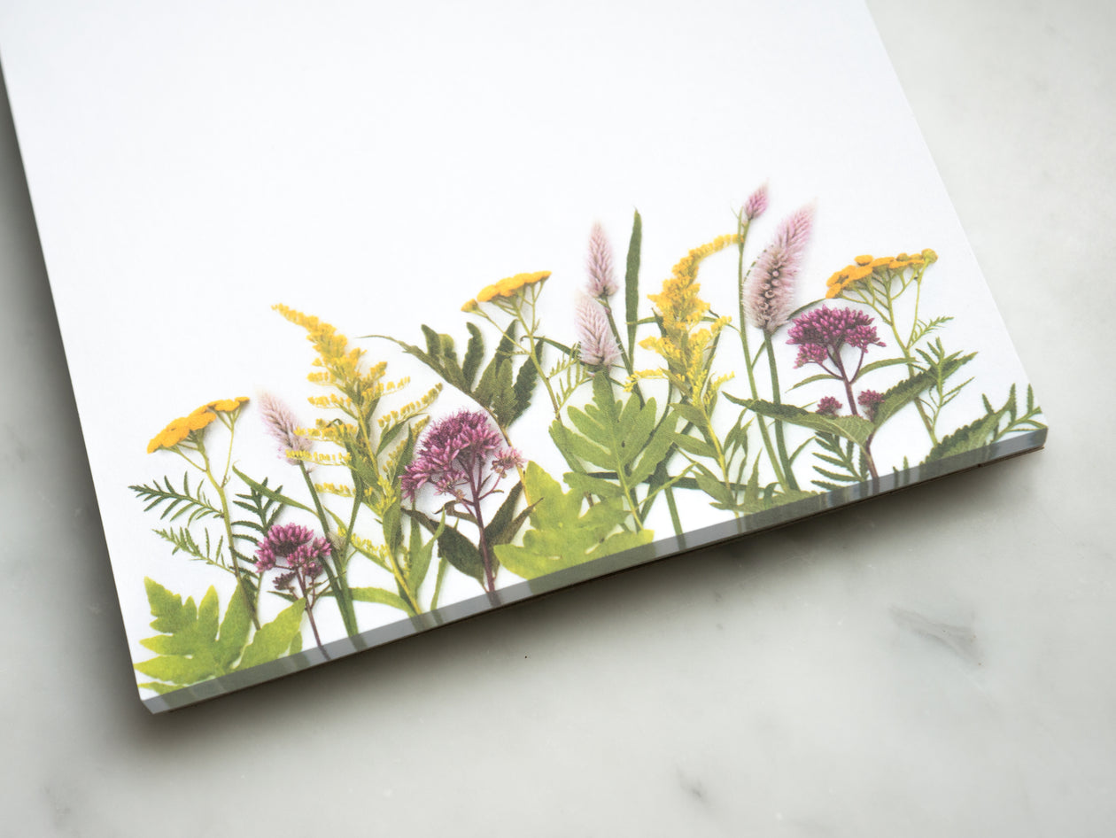 Large Note Pad ~ Wildflowers