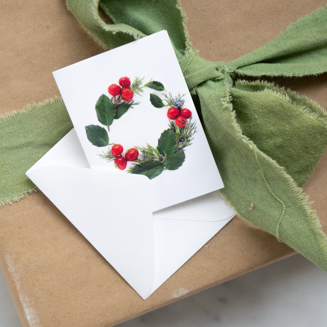 Enclosure card - wreath